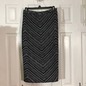 Pencil Skirt Striped